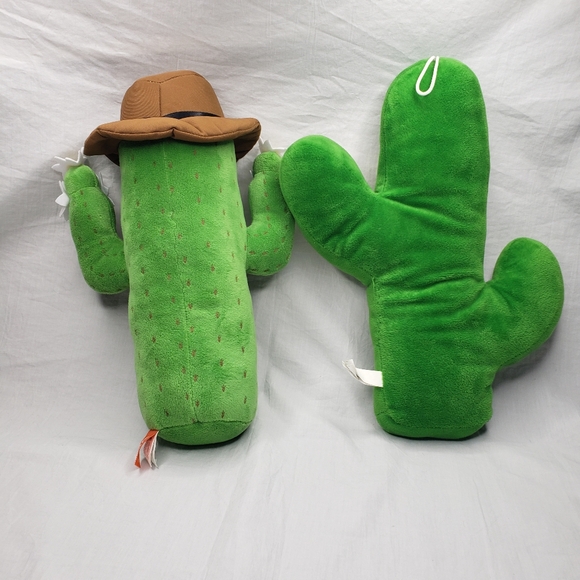 Two Plush Saguaro Cactus Toys Sequins and Junior Ranger - Picture 3 of 5